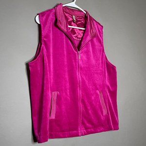 White‎ Stag Pink Vest Size XL 16/18